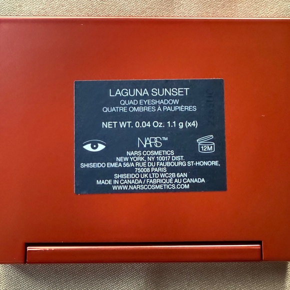 NARS Limited Edition Quad Eyeshadow Pallet in Laguna Sunset - Picture 4 of 6